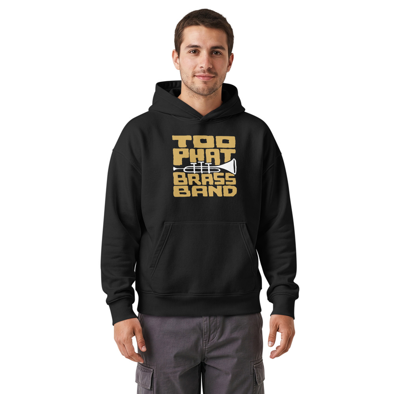 Unisex relaxed mid-weight hooded sweatshirt