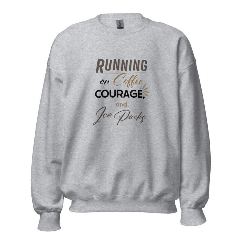 Coffee, Courage & Ice Packs Sweatshirt thumbnail 3