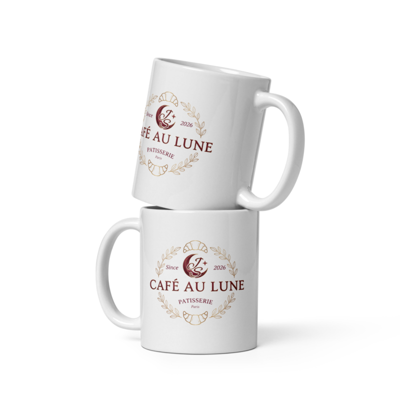 CAFÉ AU LUNE – Parisian Boutique Ceramic Mug