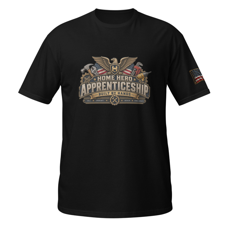 Built By Hand Tee for Apprentice 