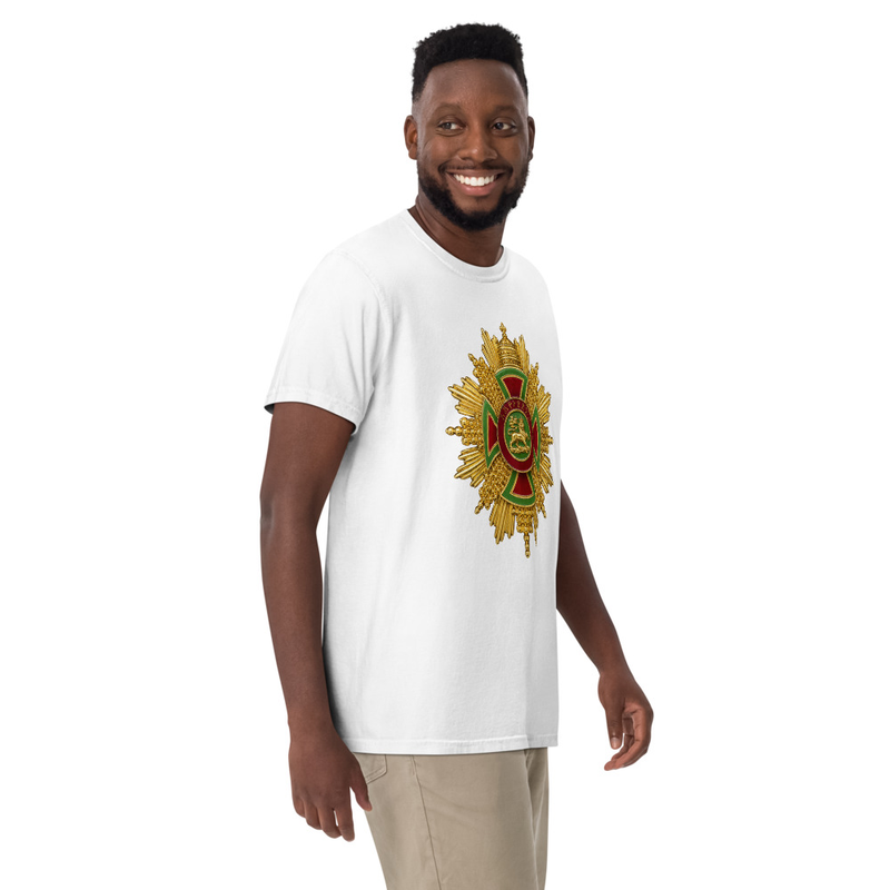 Unisex RTV-HC-0007 Imperial Order of the Seal of Solomon garment-dyed heavyweight t-shirt – S, White