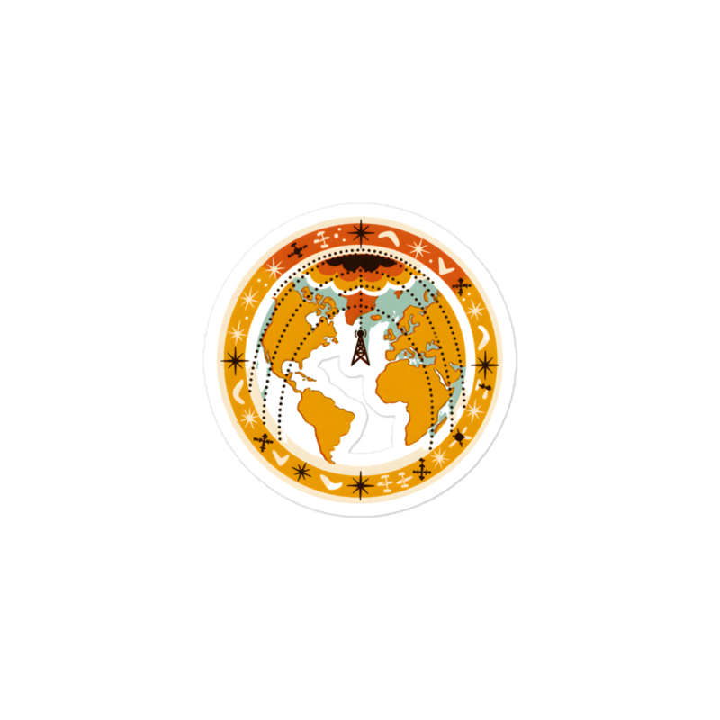 Atomic Skip Sticker (Artist Series) mockup