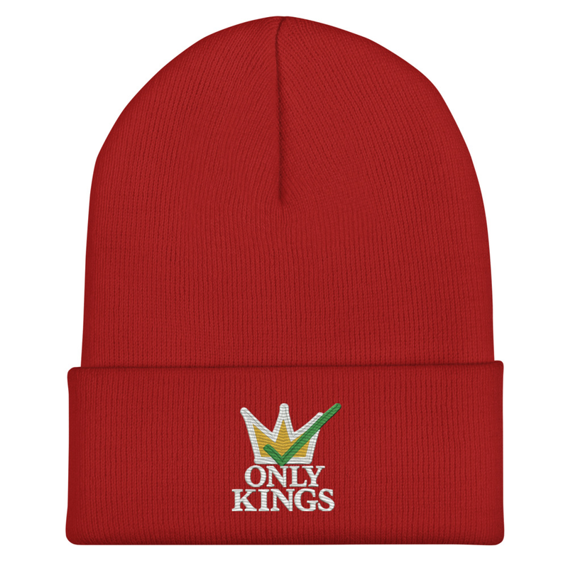 Cuffed Beanie – One size, Red