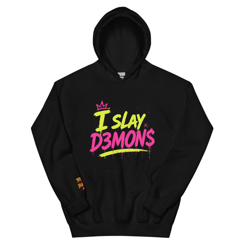 Unisex "I Slay D3M0NS" Hoodie