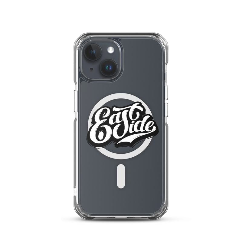 EastSide Dark Logo MagSafe® clear case for iPhone® – iPhone 15