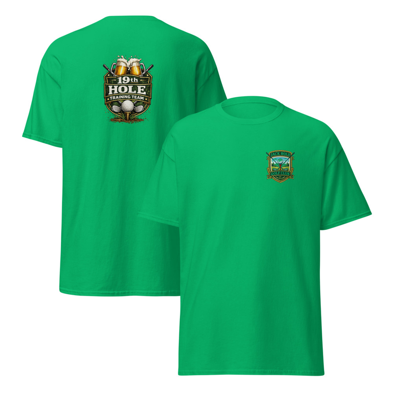 19th Hole Training Team Unisex classic tee – S, Irish Green