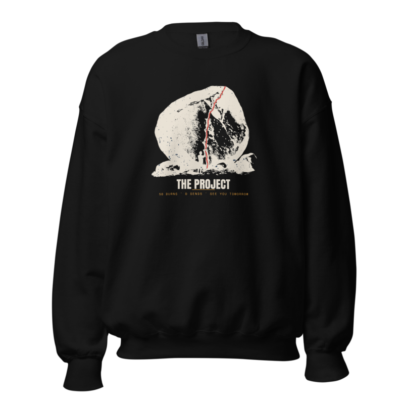 The Project Crewneck mockup
