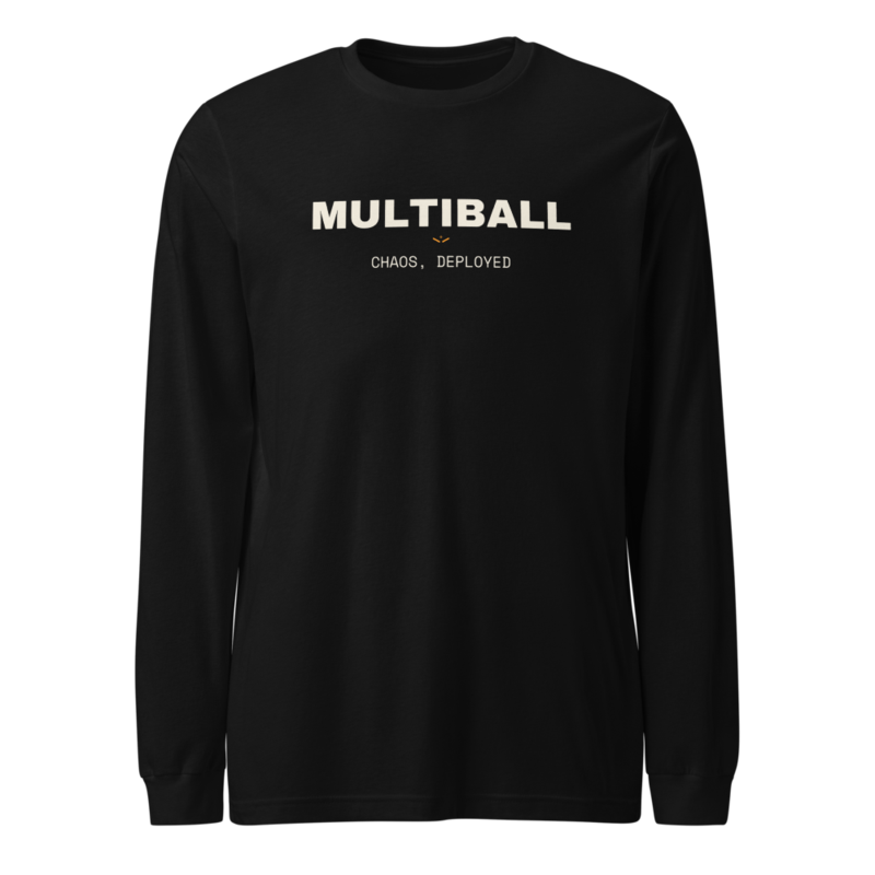 MULTIBALL Long Sleeve — Pinball merch
