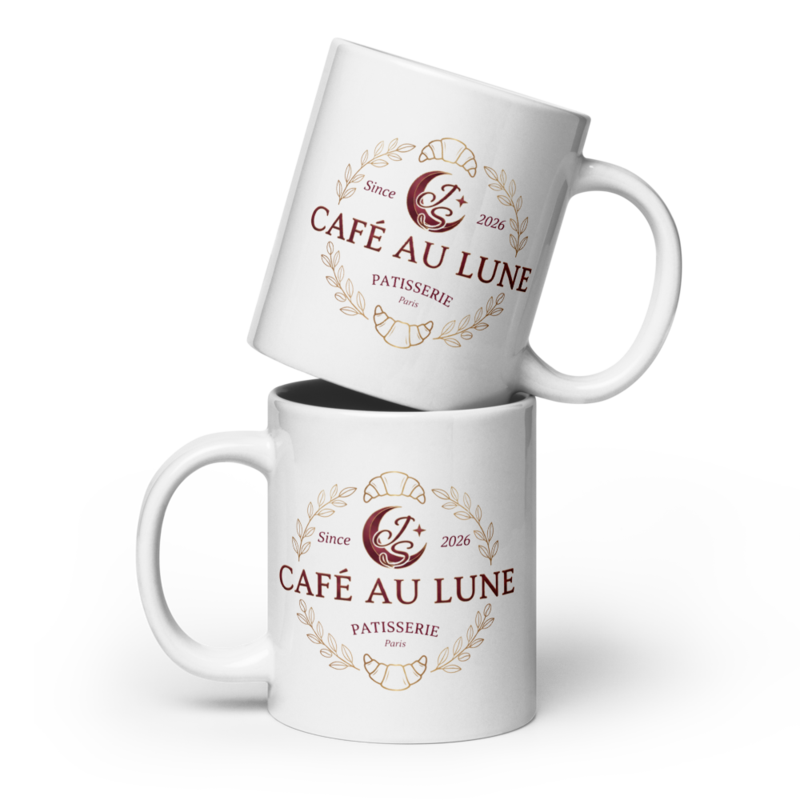 CAFÉ AU LUNE – Parisian Boutique Ceramic Mug