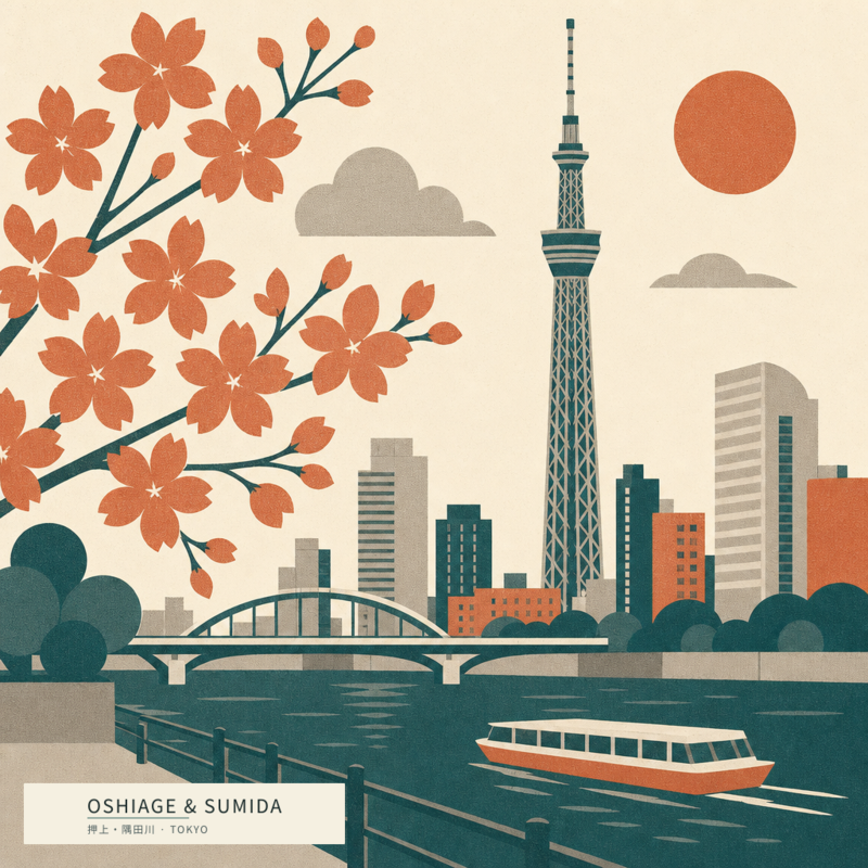 Oshiage & Sumida(押上・隅田川)のアートワーク