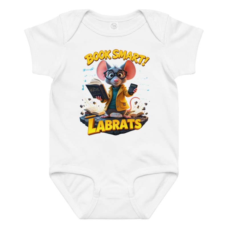 Nibbles Mcsqueak Book Smart Baby Grow