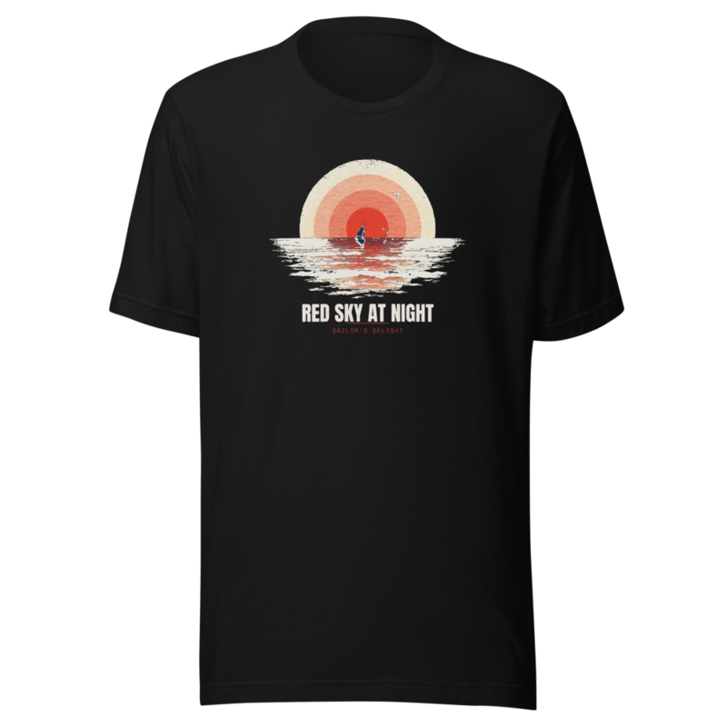 Red Sky At Night Tee — Sailing merch