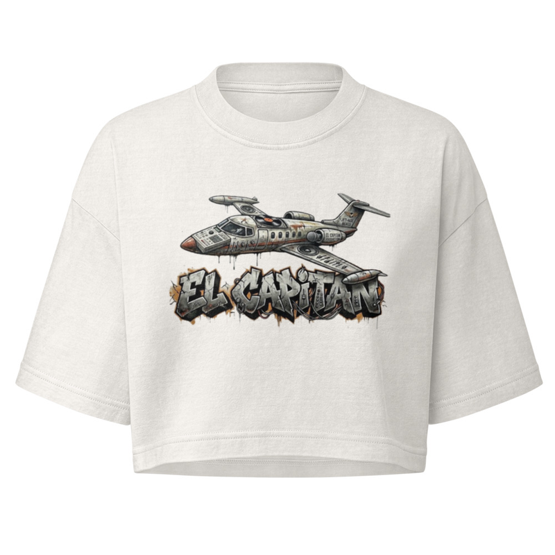 El Capitan Women's Garment Dyed Cropped Tee