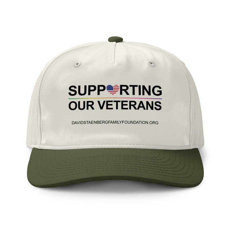Class two-tone cap | Veteran's Day v1 – One size, Natural / Army