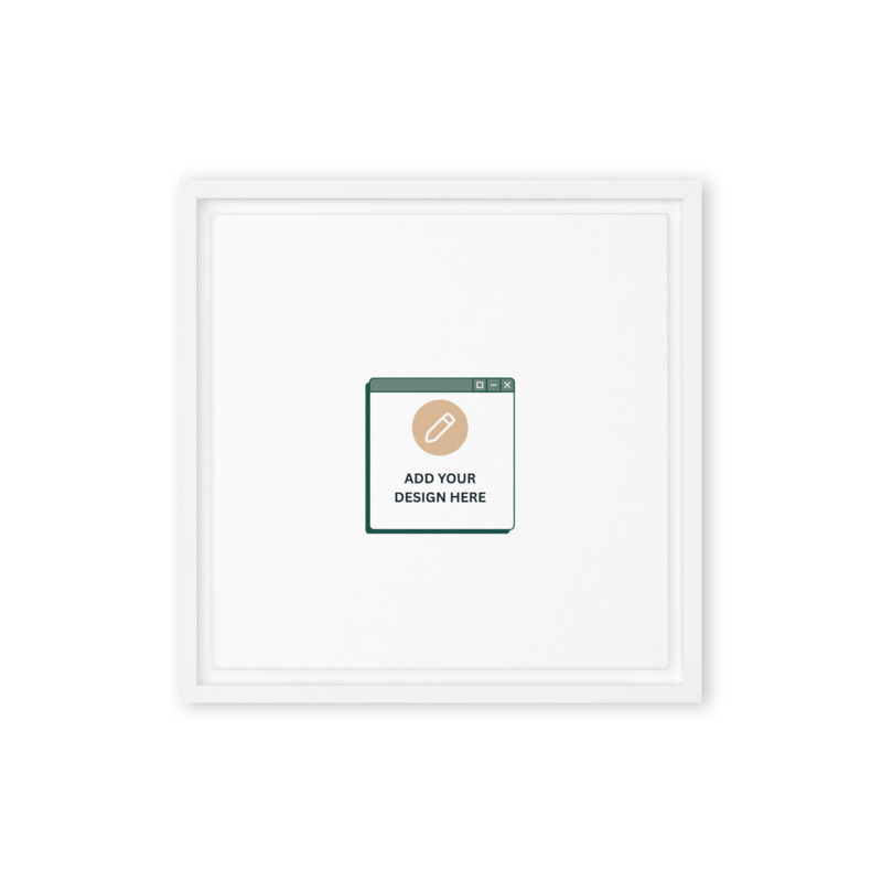 Framed canvas / 12″×12″