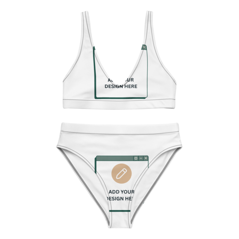 Recycled high-waisted bikini / XS