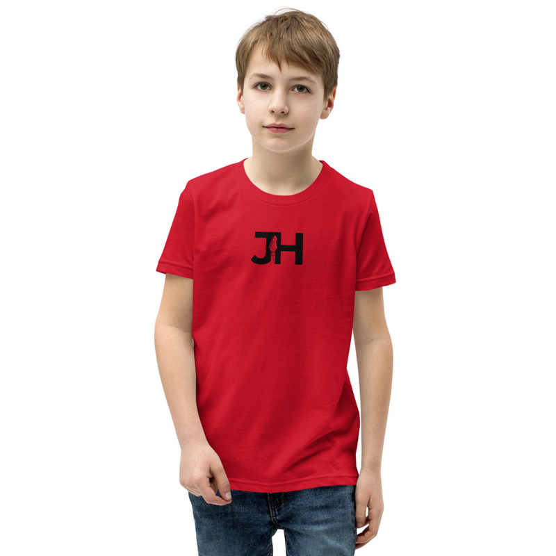 Black JH Logo Youth Short Sleeve T-Shirt