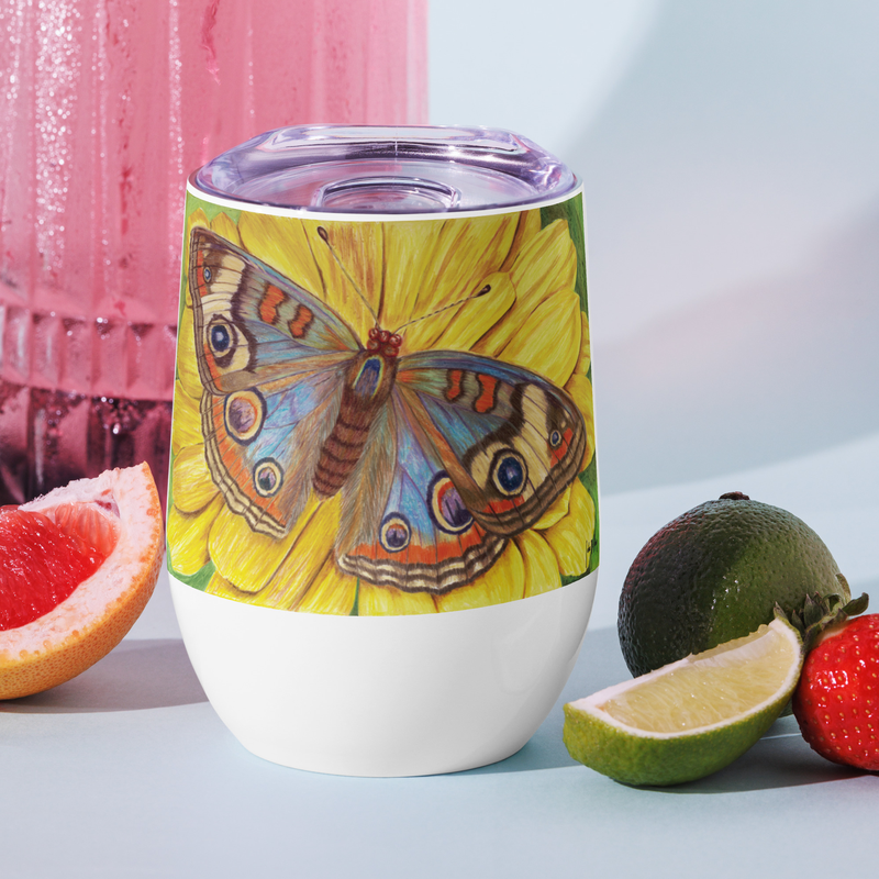 On the Wings of Love - Wine tumbler