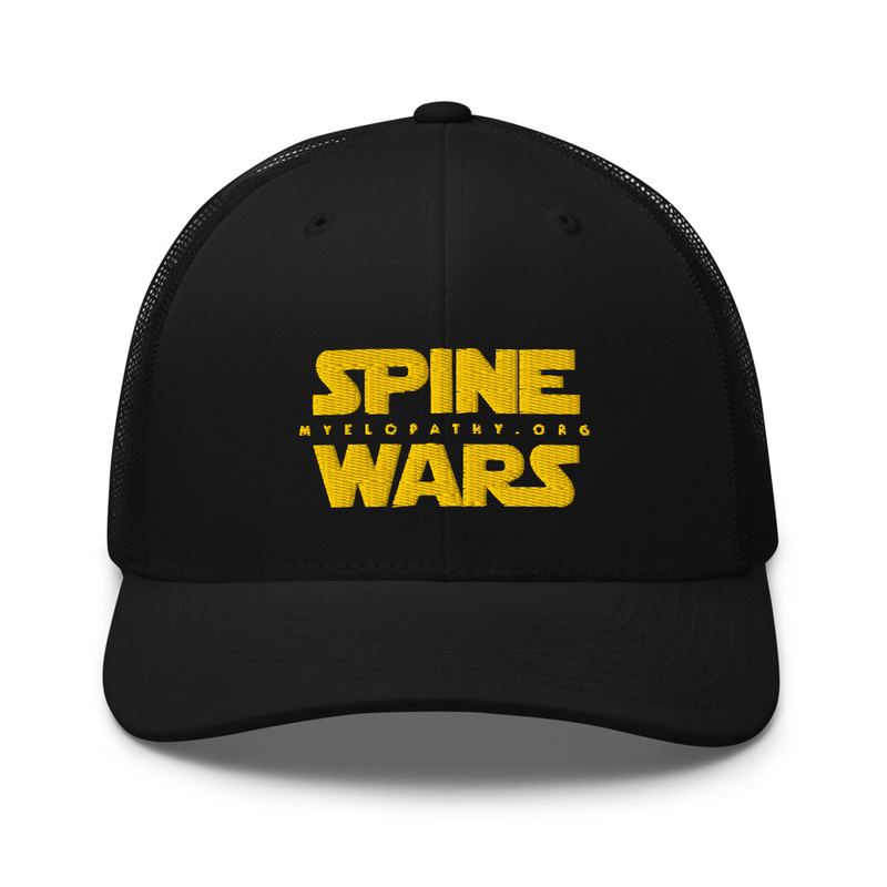 Spine Wars Gold Embroidery Trucker Cap