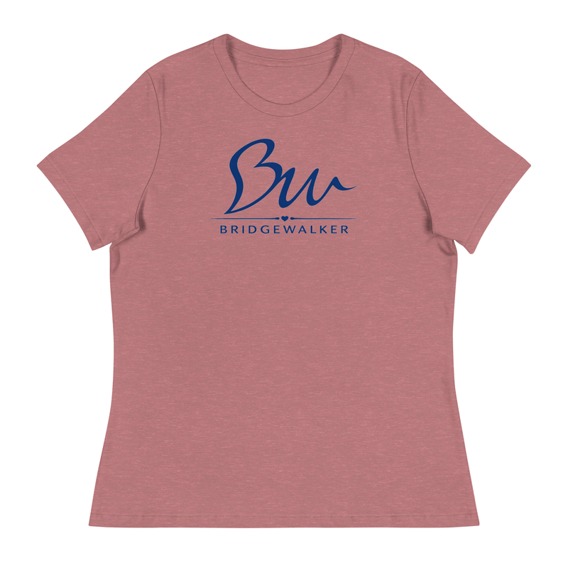 BridgeWalker Women’s Relaxed Tee; Own Asphalt Edition – S, Heather Mauve