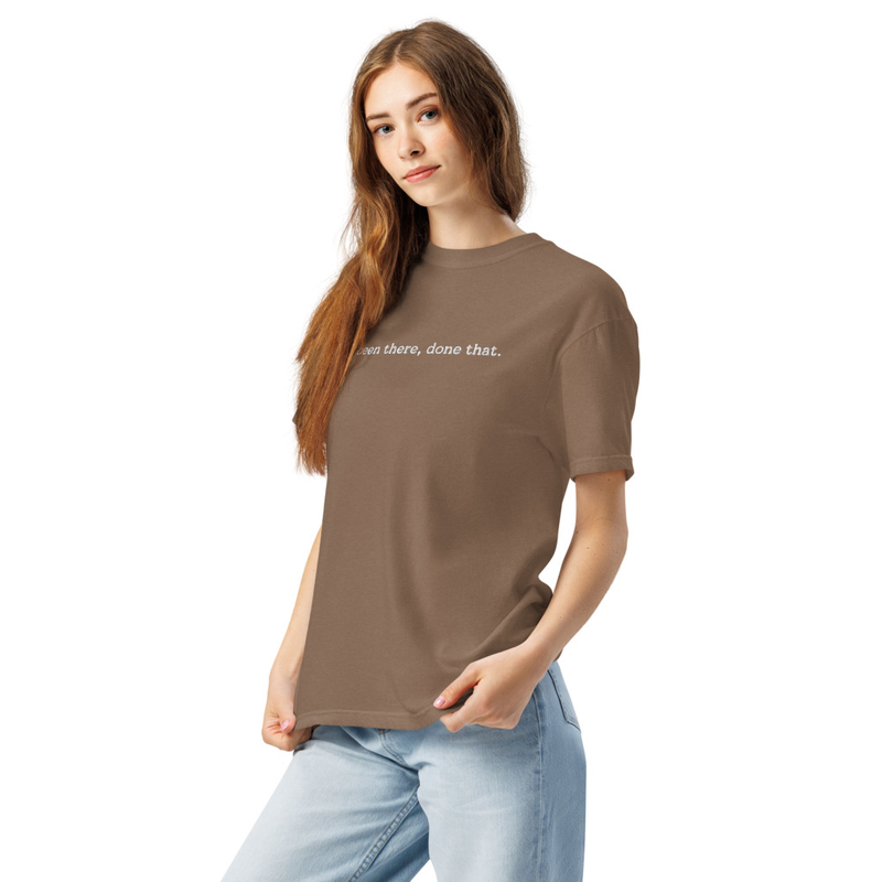 Been There, Done That (Embroidered) – S, Espresso