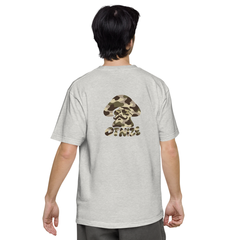 otinize 迷彩キノコ tee（ヘザーオートミール）