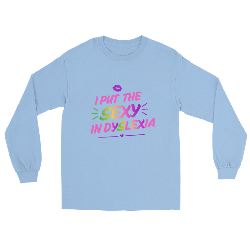 Men’s Long Sleeve Shirt – S, Light Blue