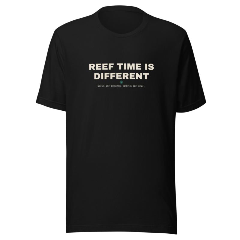 REEF TIME IS DIFFERENT Tee mockup