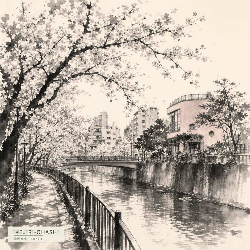Ikejiri-Ohashi(池尻大橋)のアートワーク