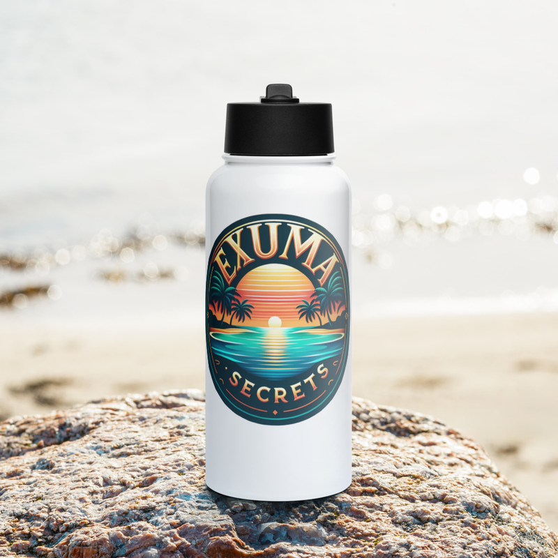 Secrets at Sunset Stainless Steel 32 oz. Flip Top Water Bottle