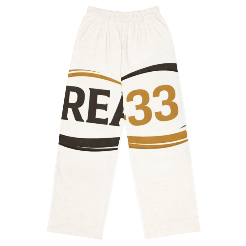 All-over print unisex wide-leg pants
