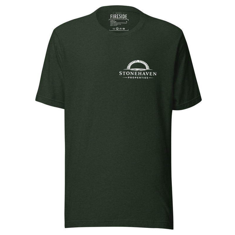 Basic Stonehaven Tshirt – XL, Heather Emerald