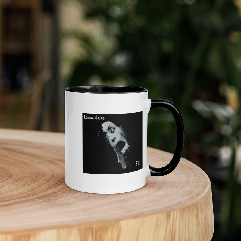 E.R. White Mug with Black Inside – Image 2