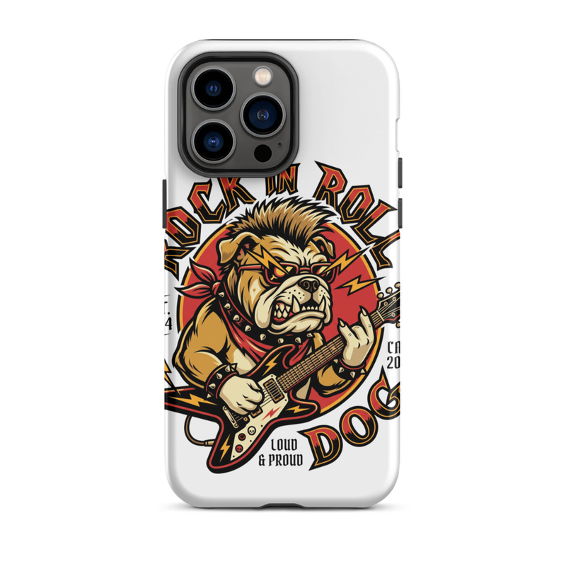 Tough Case for iPhone®: Rock N Roll Dog