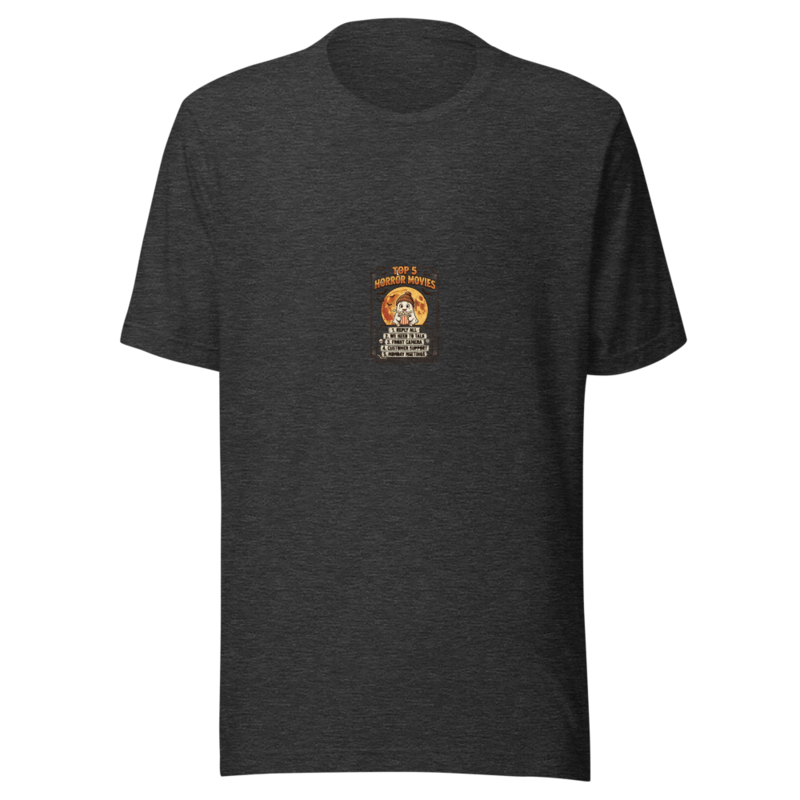 RetroPuns — Top 5 Horror Movies Tee