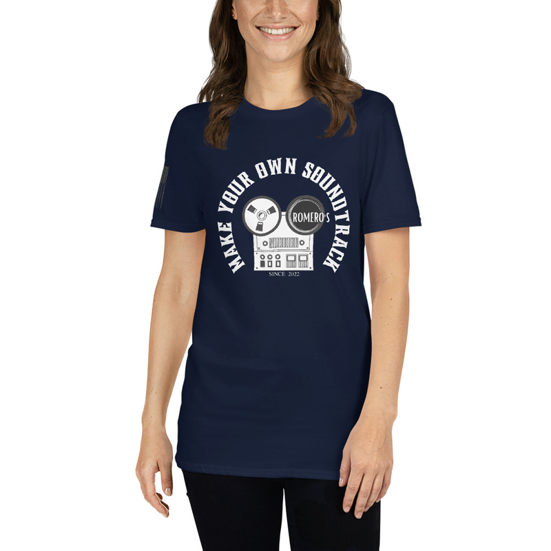 Short-Sleeve Soundtrack T-Shirt with Sleeve Flag