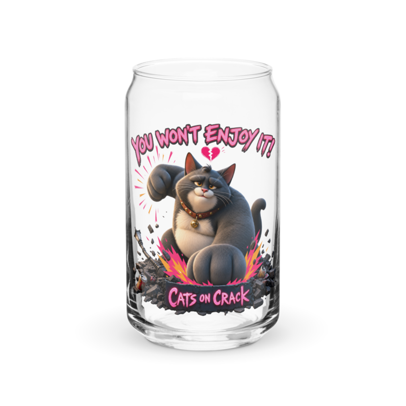 You Won't Enjoy It 16oz Can Glass