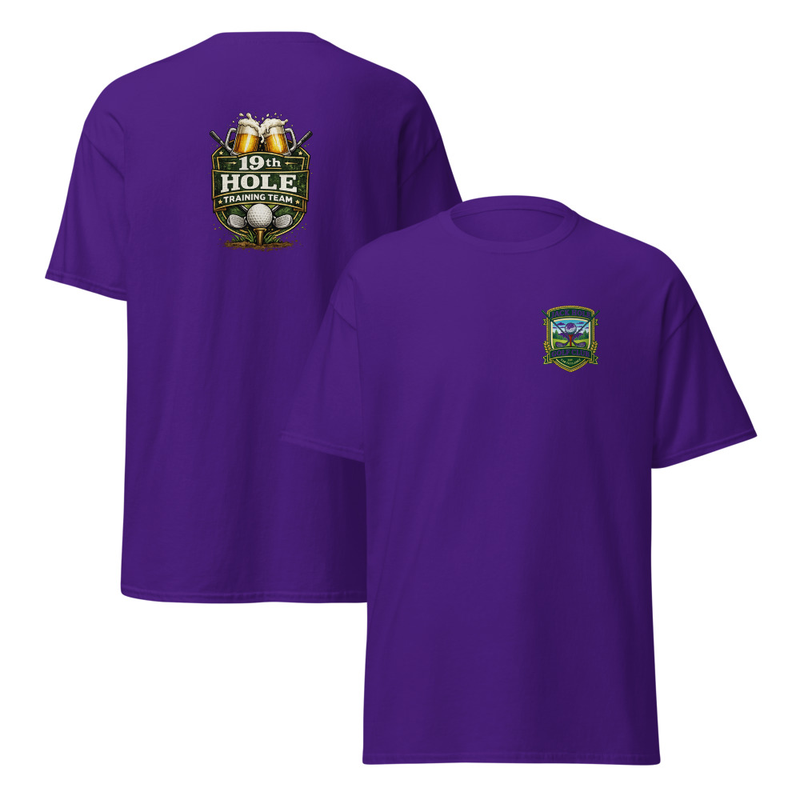 19th Hole Training Team Unisex classic tee – M, Purple