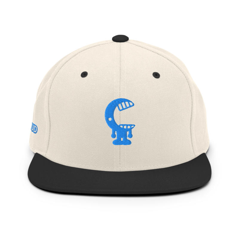 KRUNCH Le Bleu-print Snapback Cap