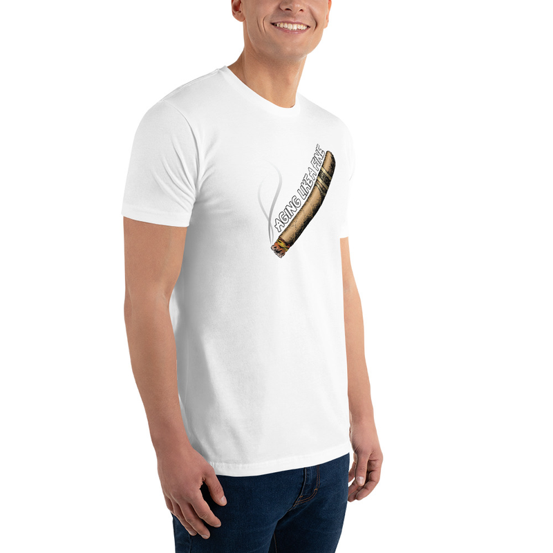 Aging like a Fine Cigar Short Sleeve T-shirt