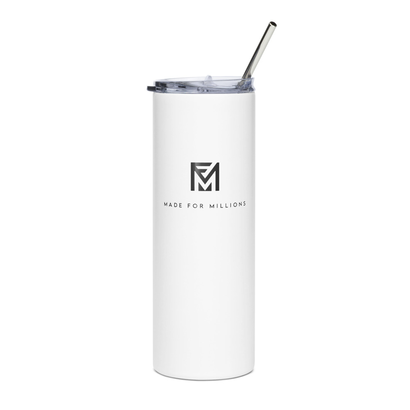 The Made For Millions® Stainless Steel Tumbler White – 20 oz, White