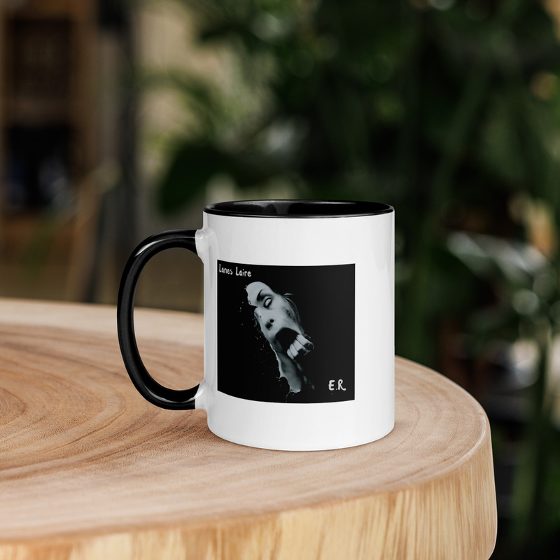 E.R. White Mug with Black Inside