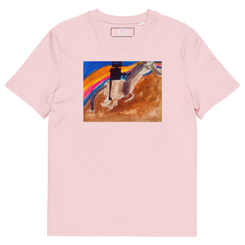 Ned Kelly - Unisex Organic Cotton Tee – S, Cotton Pink