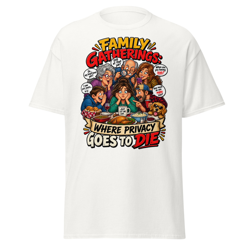 Family Privacy - Unisex classic tee – 2XL, White