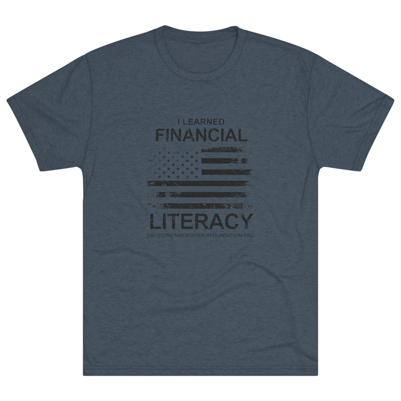 Unisex Tri-Blend Crew T-Shirt |  Veteran's Day v2 – S, Tri-Blend Indigo