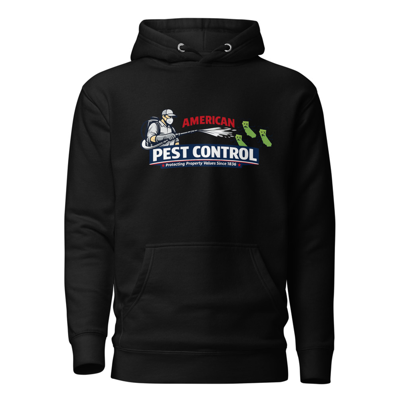 American Pest Control Unisex Hoodie — Black