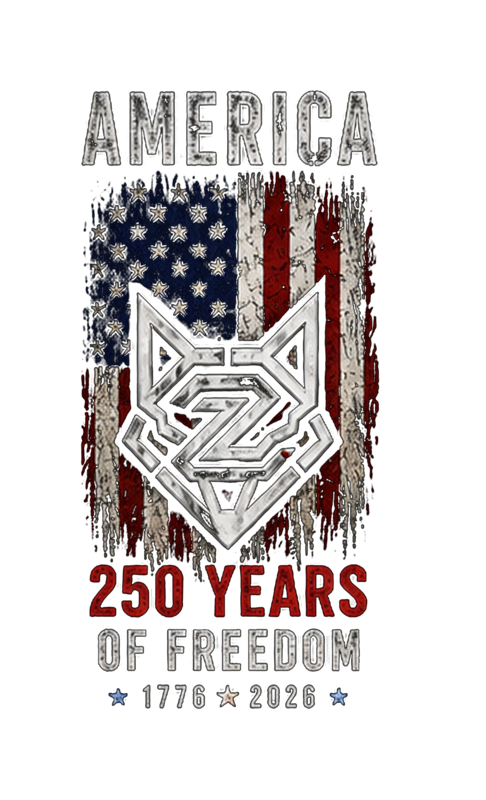 America's 250th — Stars & Stripes 250 | Double-Sided Tee — Front Print