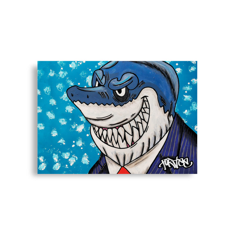 Business Shark Poster