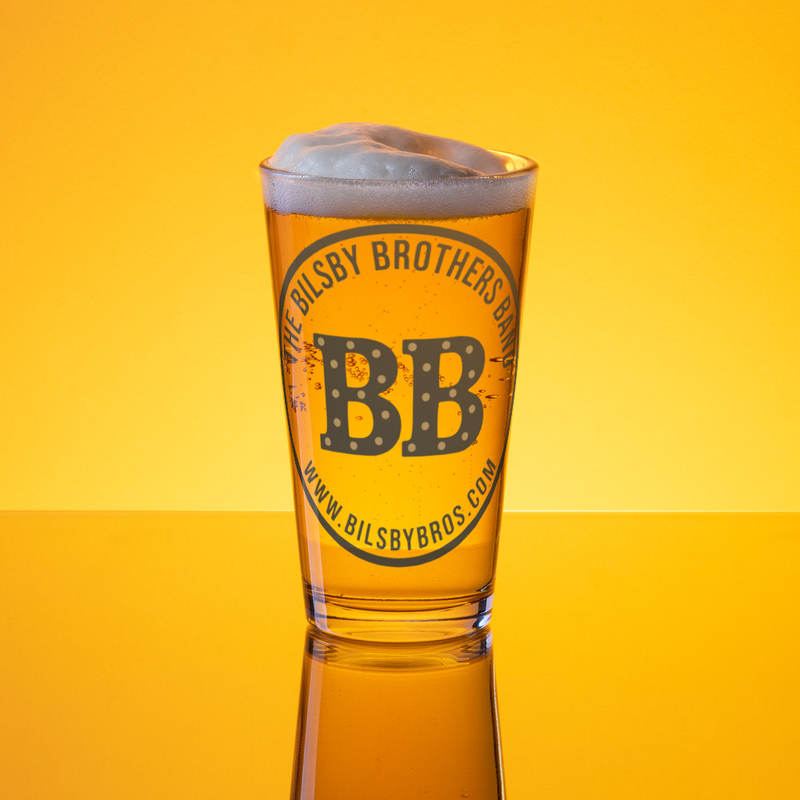 The Bilsby Brothers Band Pint Glass