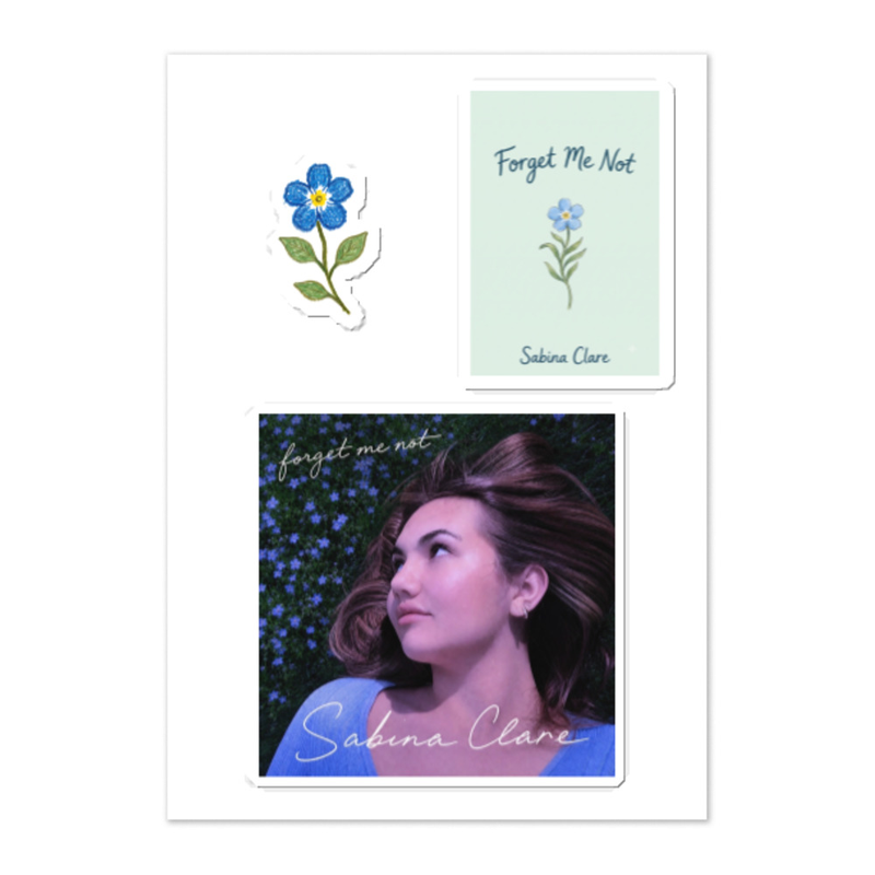 'forget me not' Album Sticker Sheet